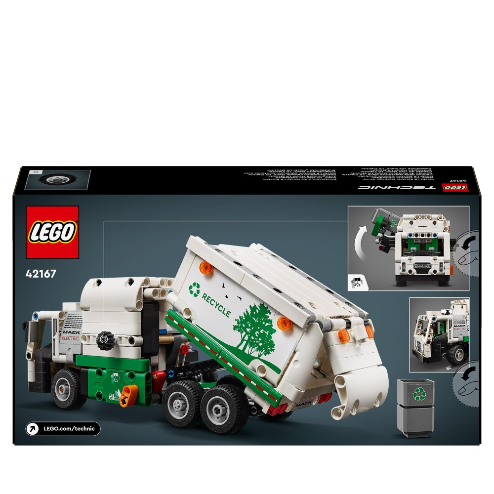 Конструктор LEGO Technic 42167 Мусоровоз Mack LR Electric — фото 4
