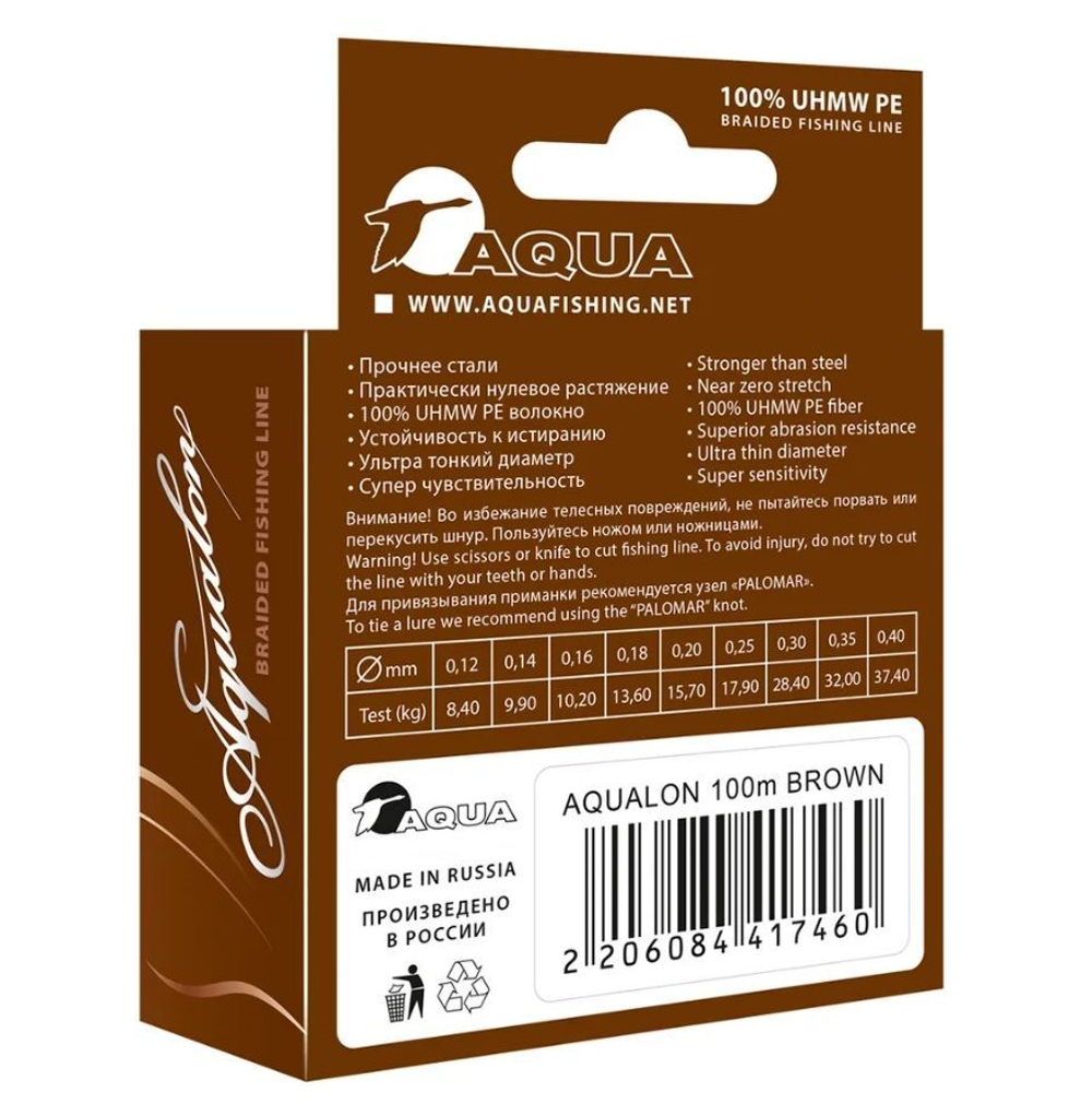 Плетеный шнур для рыбалки lon Black 0,12mm 100m