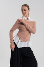 Джемпер с рубашкой J-Clair