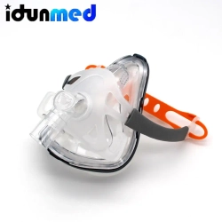 Полнолицевая маска BMC CPAP без лба, Bipap APAP с головным убором, принадлежности для апноэ во сне, аксессуары для дыхания против храпа