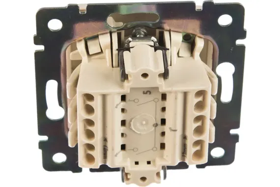 Выключатель Legrand Valena 2-клавишный слоновая кость 04176