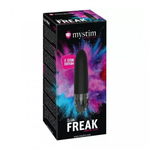 Вибратор Mystim Sleak Freak с электростимуляцией, черный