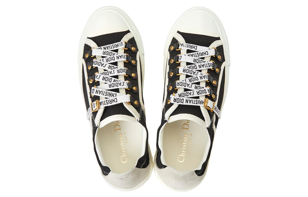Кеды DIOR Walk'n'Dior Low Black White, KCK304CVE_S900