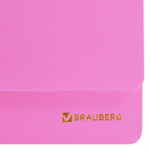 Планинг настольный недатированный (305x140 мм) BRAUBERG "Select" балакрон 60 л. красный (3 штуки в упаковке)