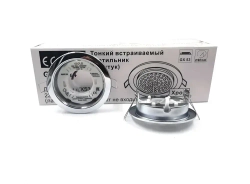 Встраиваемый светильник Ecola GX53 H4 хром FC5310ECB (10 шт.)