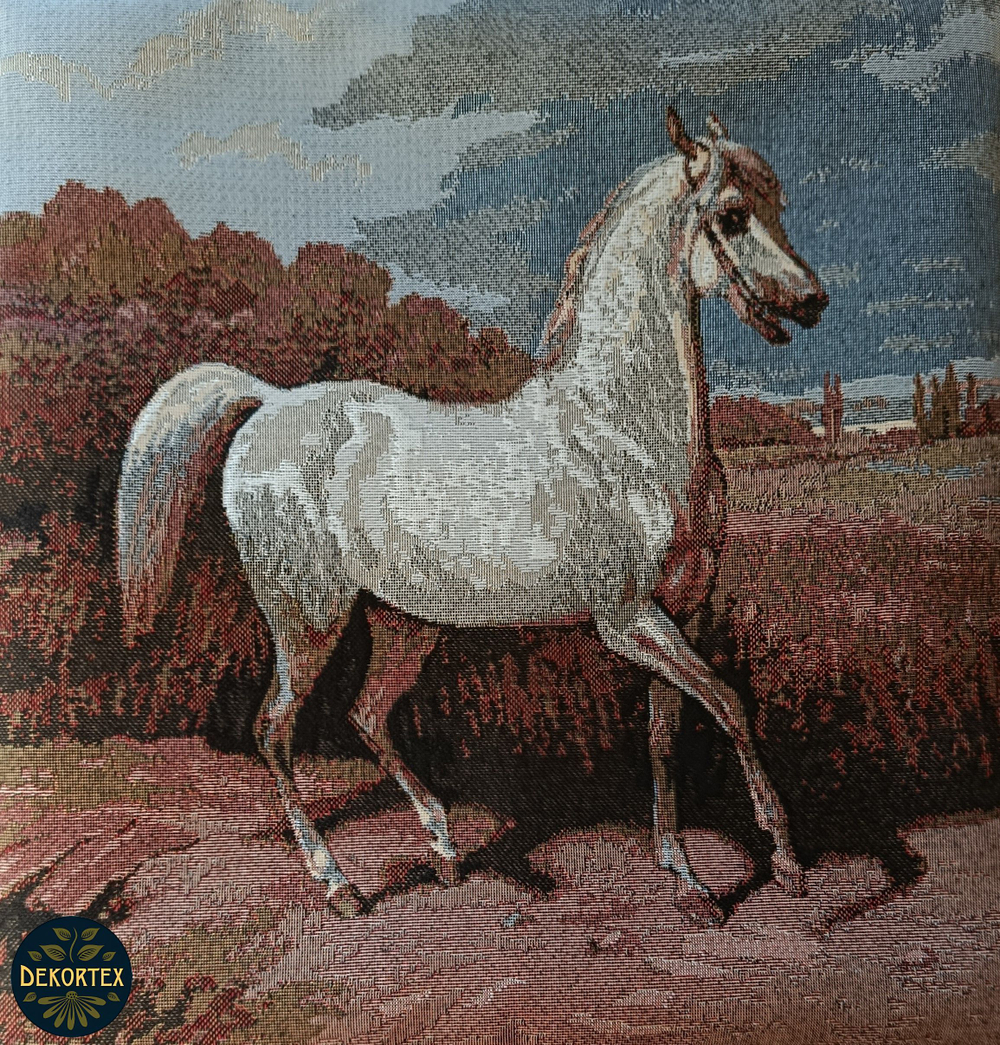 Декоративный гобеленовый чехол для интерьерной подушки Сметанка 38*38