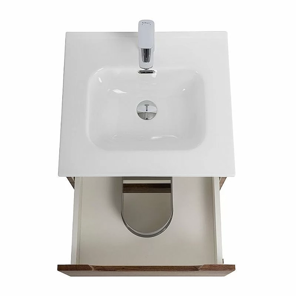 Тумба с раковиной BelBagno ETNA-500-2C-SO-RW Rovere Moro