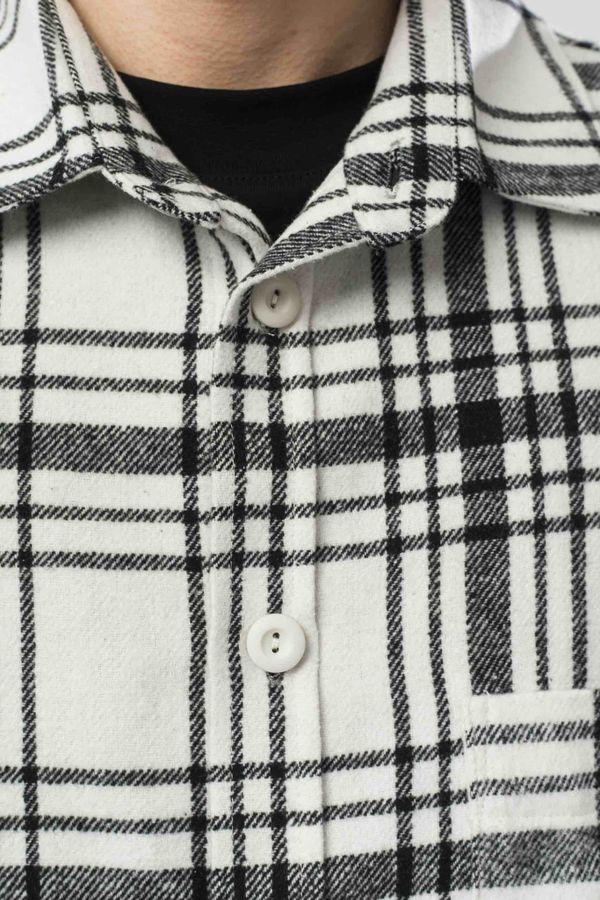 Рубашка Harbor Wide Молочный/Черный - фото 6