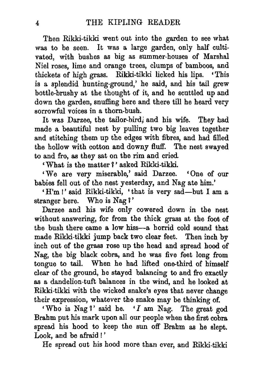 The Kipling reader : selections from the books of Rudyard Kipling | Джозеф Редьярд Киплинг