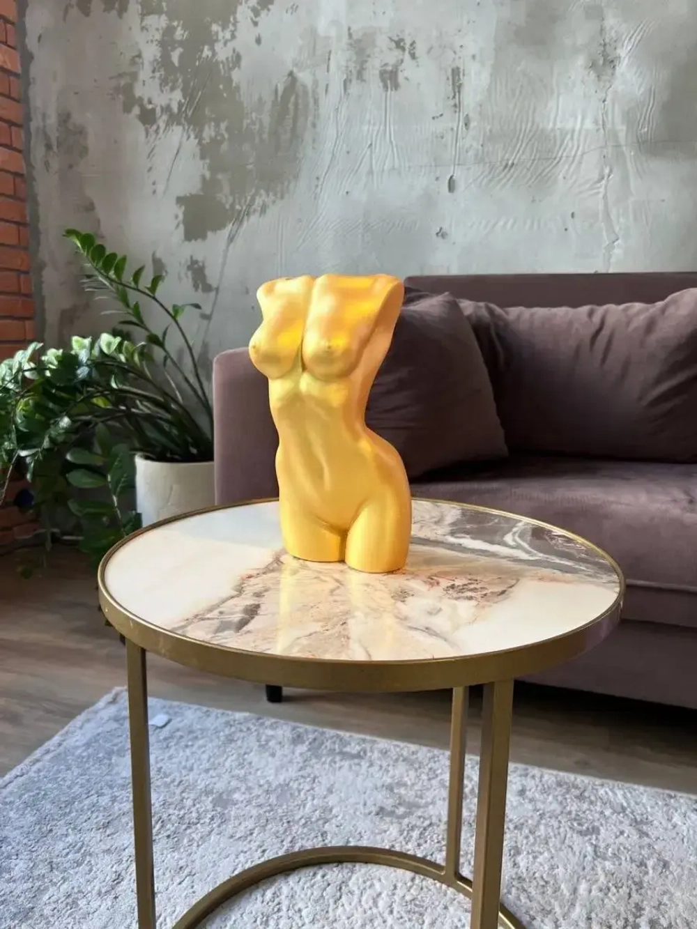 Кашпо для цветов Торс Горшок  Ваза Скульптура