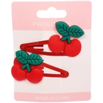 Зажимы для волос детские 2шт «ФРАТТИ БУМ», вишенки, 5.5*1см