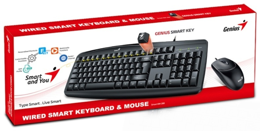 Клавиатура Genius Smart KM-200 черный