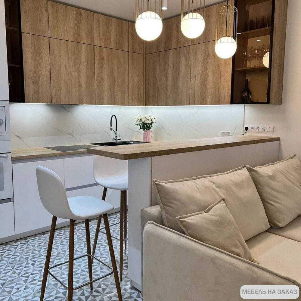 Кухня в стиле экоминимализм на заказ