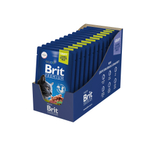 Пауч Brit Premium для взрослых стерилизованных кошек ягненок и говядина в соусе 85 г
