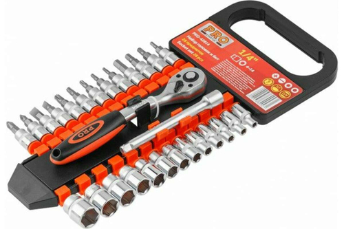 Набор инструментов STARTUL 1/4 6 граней 28 предметов PRO-42814