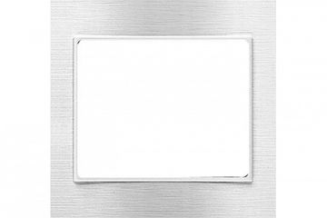 Рамка 1 мест Corsa Satin  белый