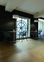 Кресло пластиковое Papatya Flora, антрацит матовый