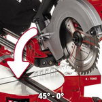 Пила торцовочная аккумуляторная EINHELL PXC TE-SM 36/210 Li-Solo с протяжкой  4300880