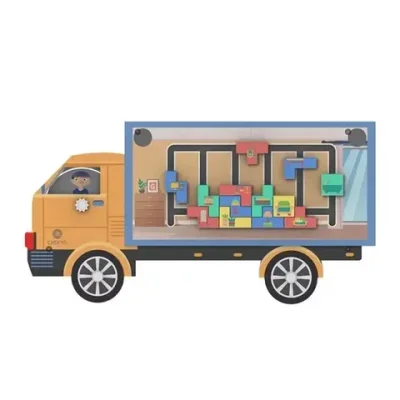 Машинки Развивающие панели серии С1 комплект 5шт