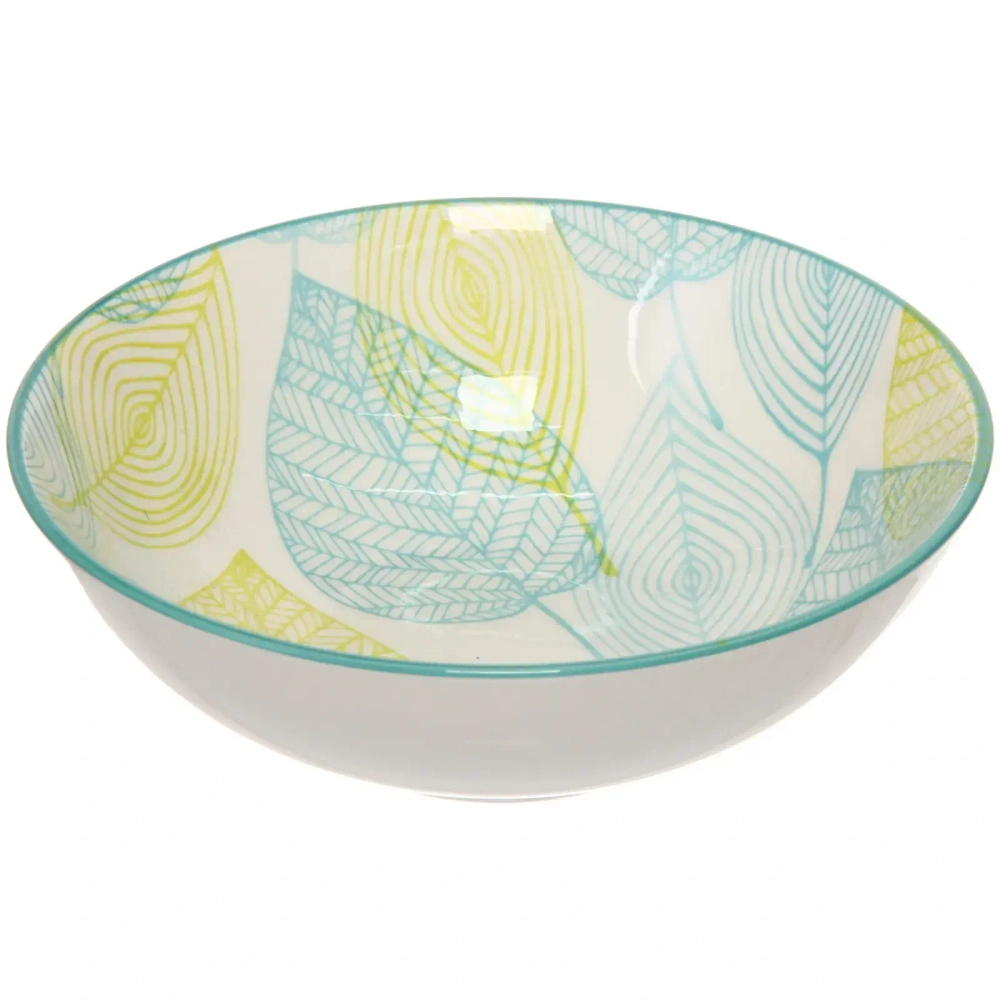 Салатник керамический «Эдельвейс» 17,5*6см, желто-голубой