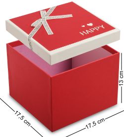 WG-31/3-B Коробка подарочная цв.красный