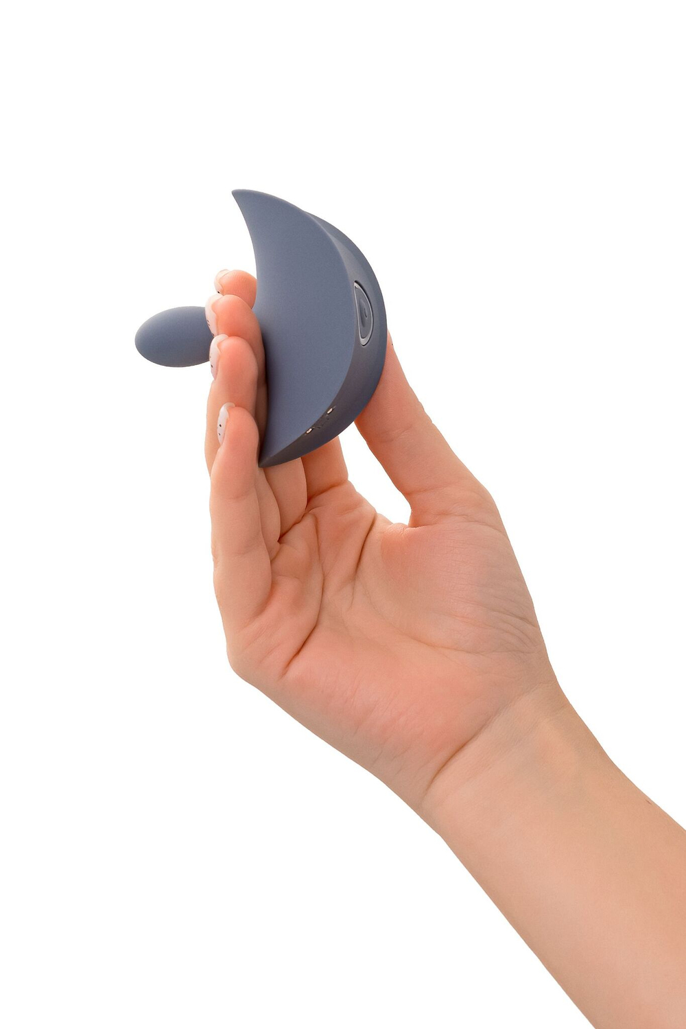 Серая анальная вибровтулка Booty Absolute Beginners 2 - 7,9 см. (Цвет: серый)