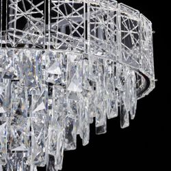 Citilux SAGRADA CL317251 Люстра хрустальная подвесная Хром