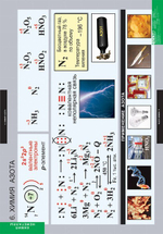 Комплект таблиц "Химия. Неметаллы"; 18 таблиц