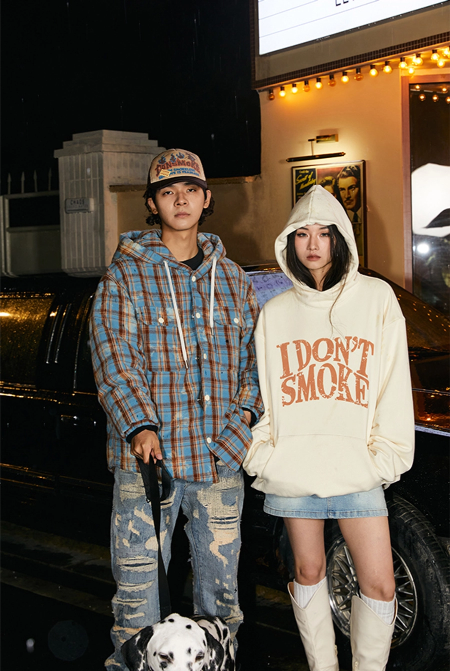 Худи DONSMOKE "Washed Logo" Oversized Hoodie