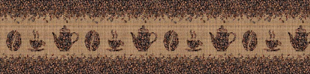 Кухонный фартук Кофейные зерна 3000х600 мм