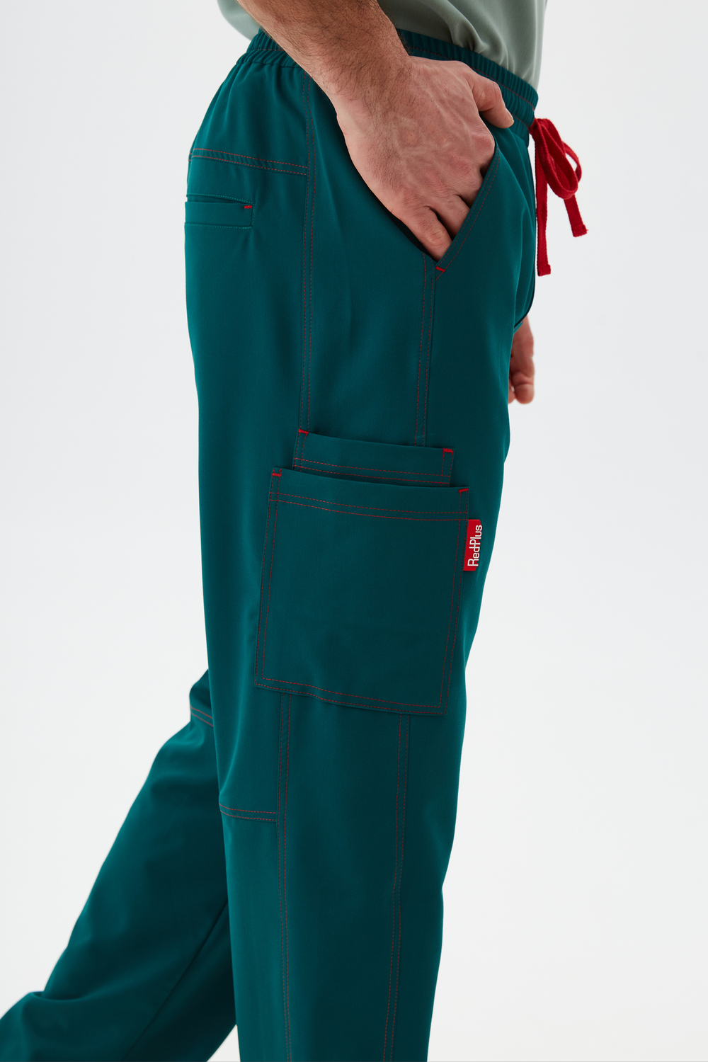 Брюки медицинские мужские Гекай, малахит