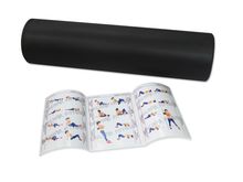 Цилиндр для пилатес EVA 60 см премиум (высокая плотность)