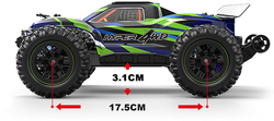 Радиоуправляемый джип MJX Hyper Go 4WD LED 1:16 2.4G - MJX-16108 зеленый