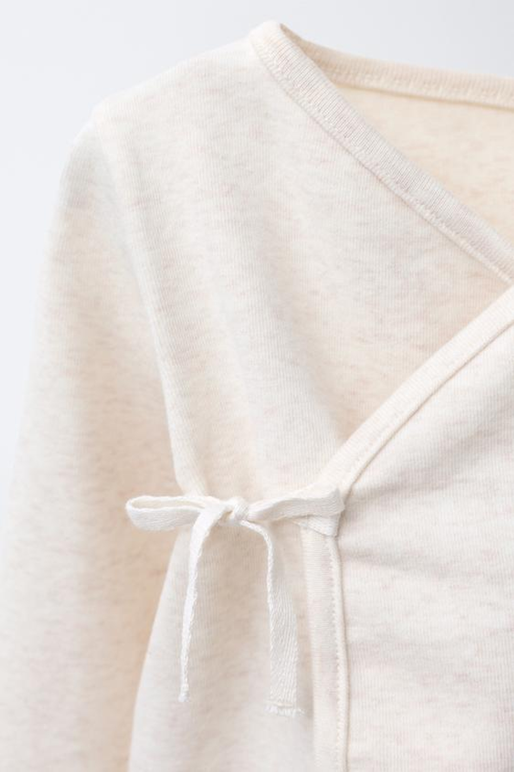 ZARA КОМПЛЕКТ ДЛЯ НОВОРОЖДЕННОГО И СУМОЧКА, БЕЖЕВЫЙ МЕЛАНЖ