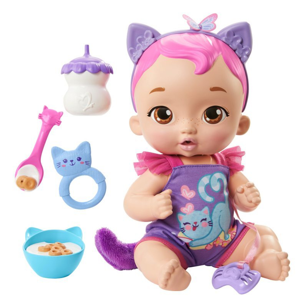 My Garden Baby - Кукла Bobasek Kitten Кормление и сон HHP28