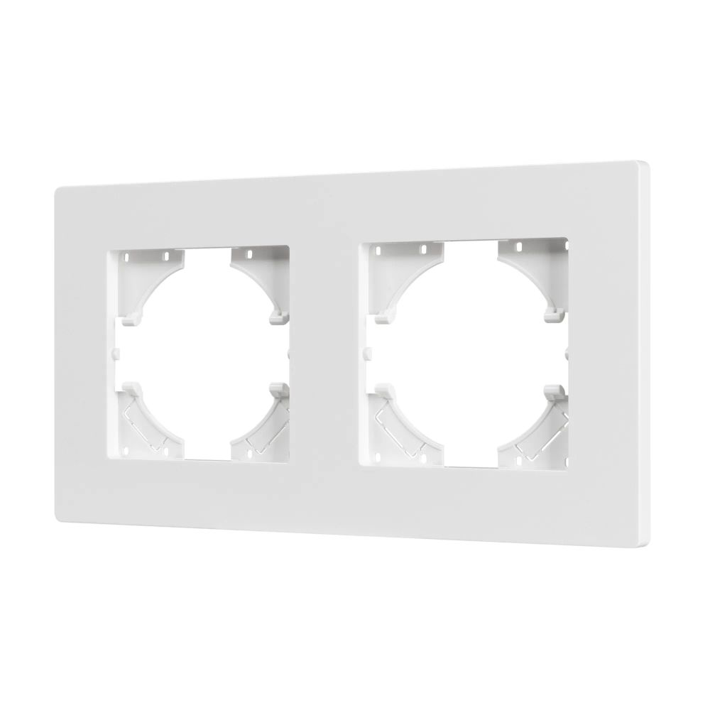 Рамка пластиковая FRM-PERIO-PL-2-WH (Arlight, -) 049750