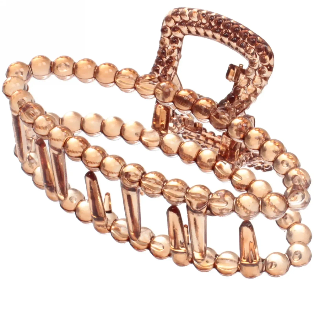 Заколка-краб для волос на блистере «Cruella- Овал», микс 6 цветов, 9,5 см