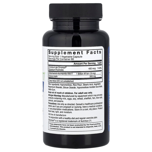 Force Factor, ProbioSlim® Akkermansia, 60 растительных капсул