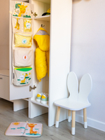 Набор для детского сада: кармашек, коврик, наклейки. Жираф