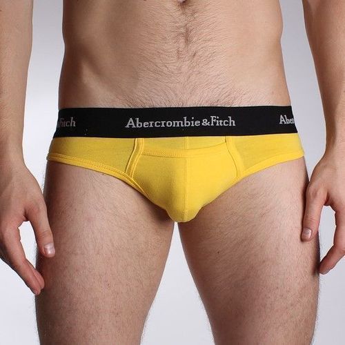 Мужские трусы брифы желтые Abercrombie&amp;Fitch Sports Brief Yellow