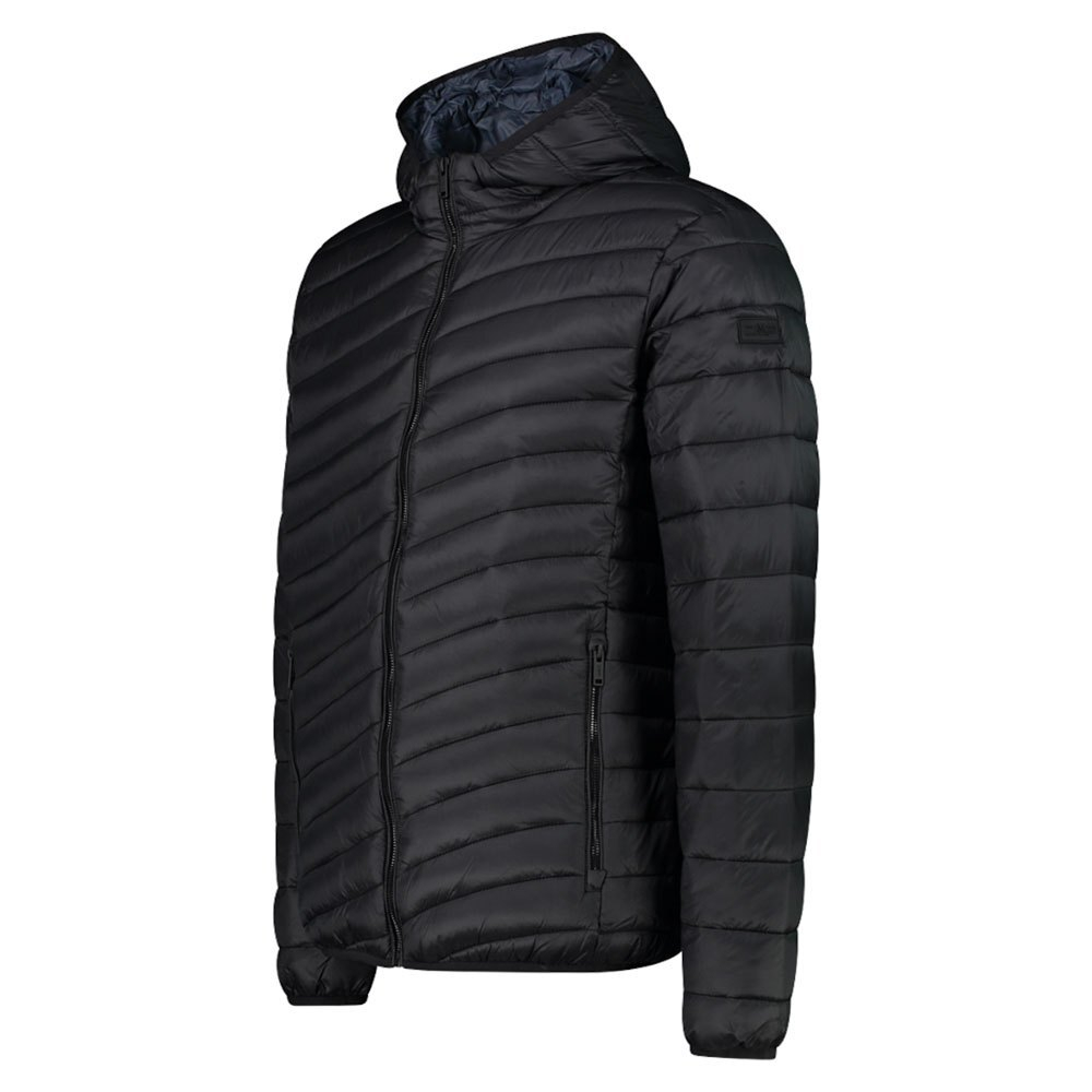 Куртка CMP Men's quilted jacket with Du Pont Sorona recycled padding, артикул 32K3147, цвет Black (U901)
