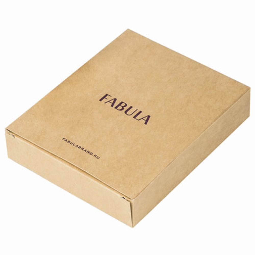 Портмоне женское FABULA, 105х110 мм, натуральная кожа, на молнии, синее с оранжевым, PJ.205.BK