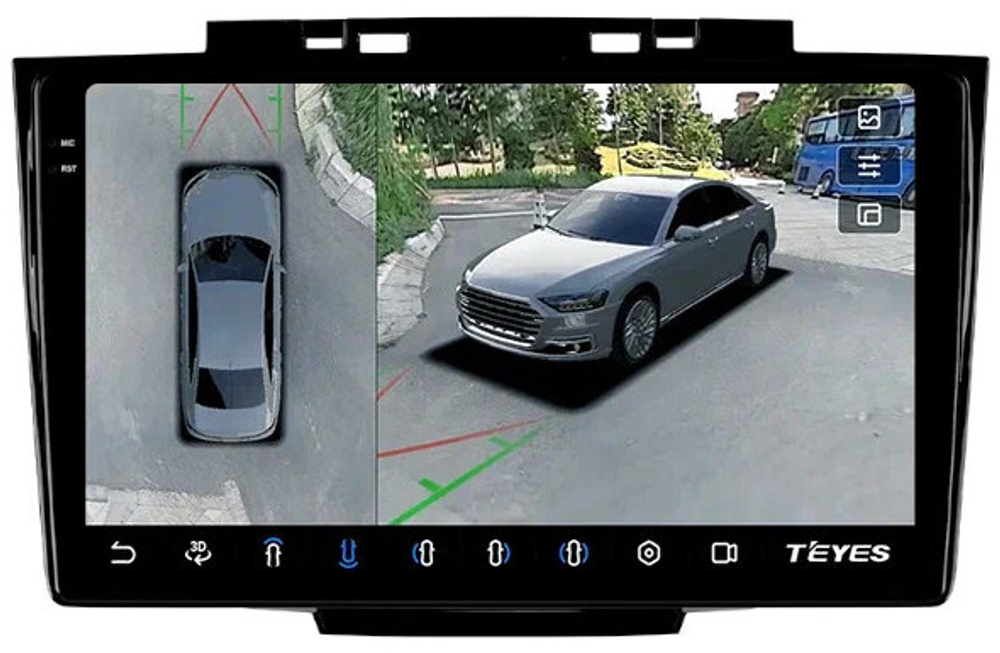 Магнитола Haval H5, DW Hower / Great Wall Hover H3, H5 (прямоугольные воздуховоды) - Teyes CC3-2K-360 на Android 10, 2K QLED, 6Гб+128Гб, CarPlay, 4G SIM-слот, 4 камеры в комплекте