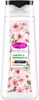 Гель для душа Camay Botanicals Сакура & витамин В3, 250 мл