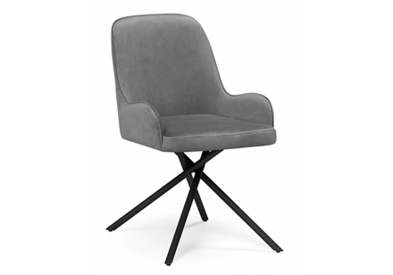 Стул на металлокаркасе Woodville Галтер MR-11, черный, ножки черные