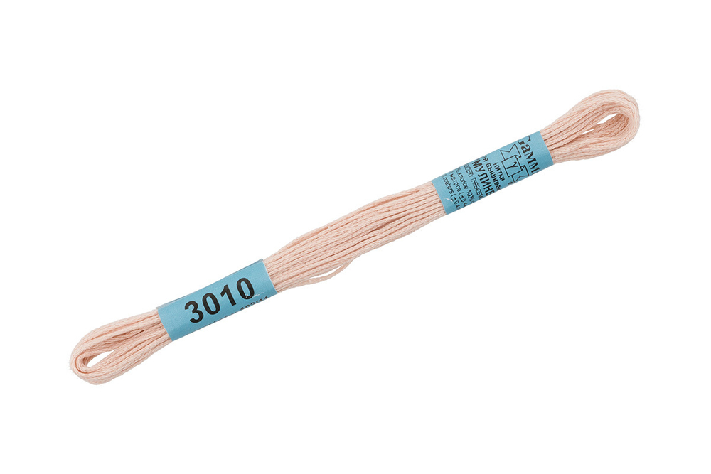 Мулине "Gamma", 100% хлопок, 8 м, №3010