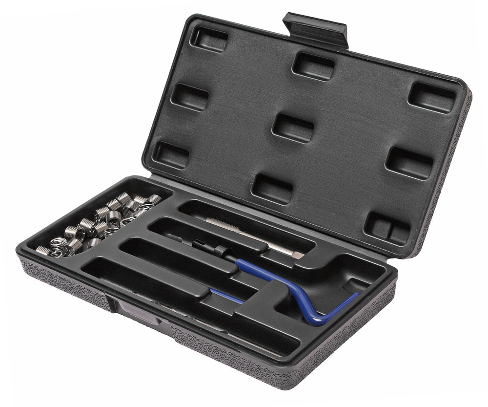 Набор инструментов и вставок для восстановления резьбы М10х1.5мм L=13.5мм 14 предметов JTC