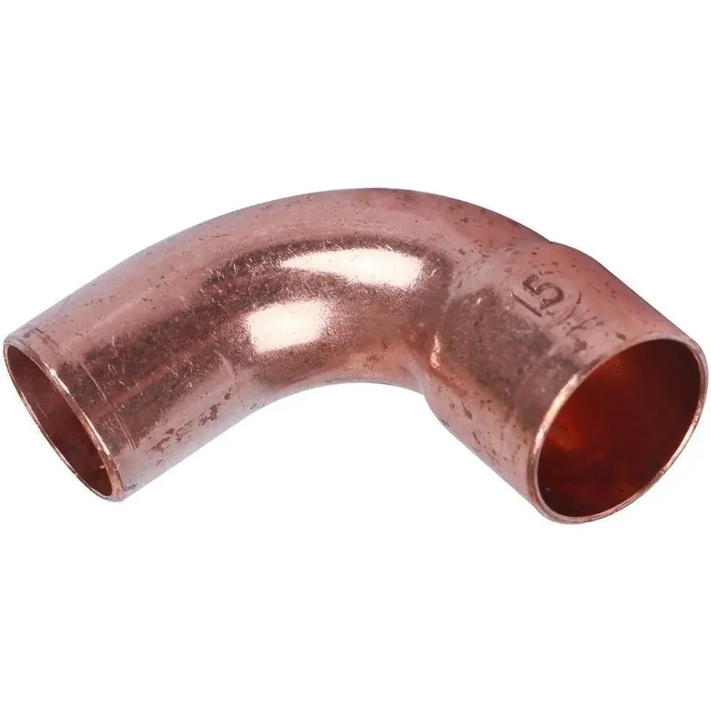 Отвод однораструбный под пайку, Ду 6-76, 90°, тип 5001A (S370V), Sanha