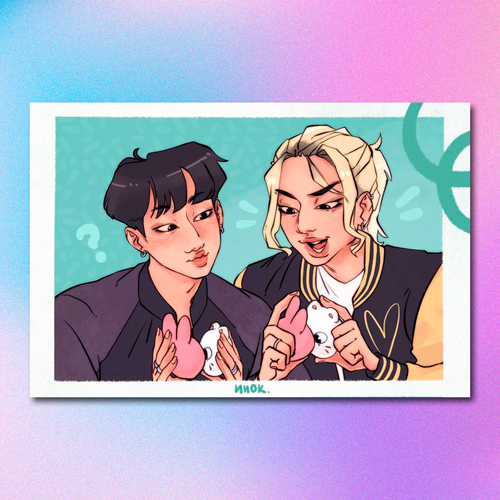 Арт принт / инок. / STRAY KIDS / HyunnieBinnie #13