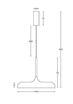 Светильник подвесной светодиодный Maytoni   MOD189PL-L18GR3K1